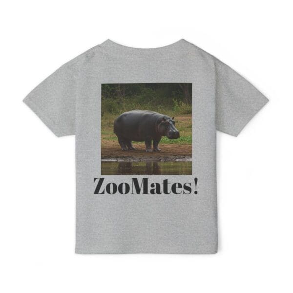 Toddler ZooMates! Adventure T-Shirt - Cute Design with Hippopotamus - Image 10