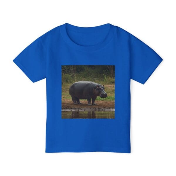 Toddler ZooMates! Adventure T-Shirt - Cute Design with Hippopotamus - Image 5