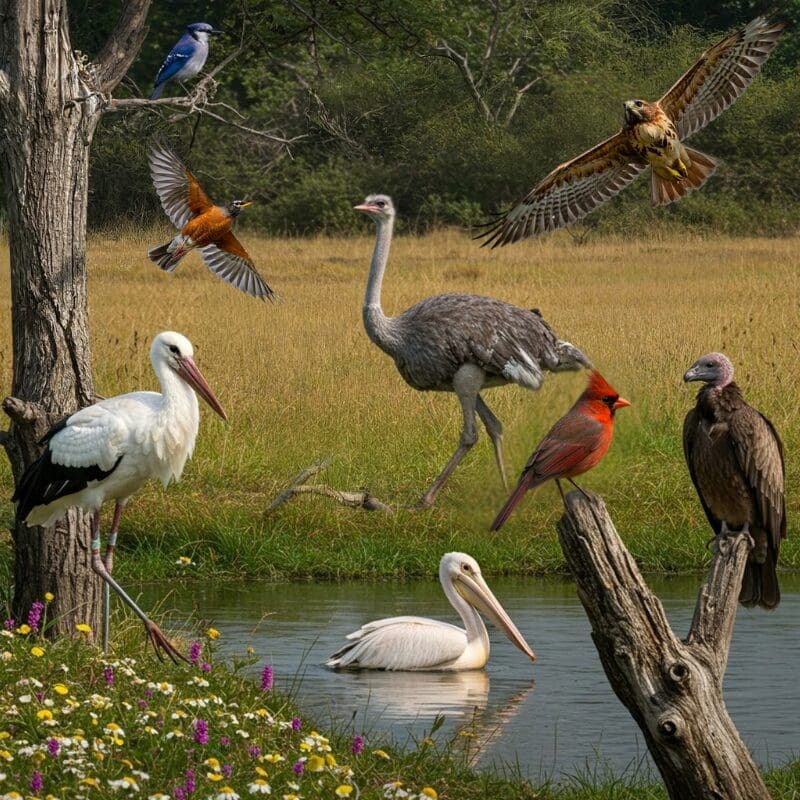 Bird category scene