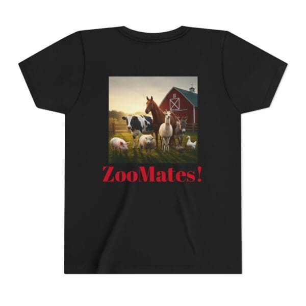 Youth Short Sleeve Tee with ZooMates! design and Fabulous Farm Animals - Image 6