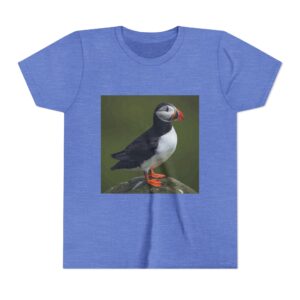 Youth Perfect Puffin Tee - 'ZooMates!' Fun, Cute Animal T-Shirt for Kids