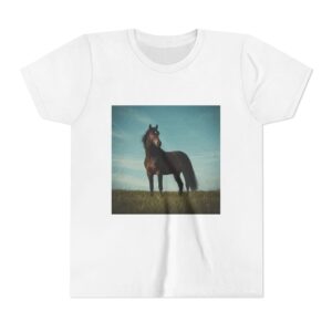 Youth Short Sleeve Tee - ZooMates! High-Spirited Horse Design